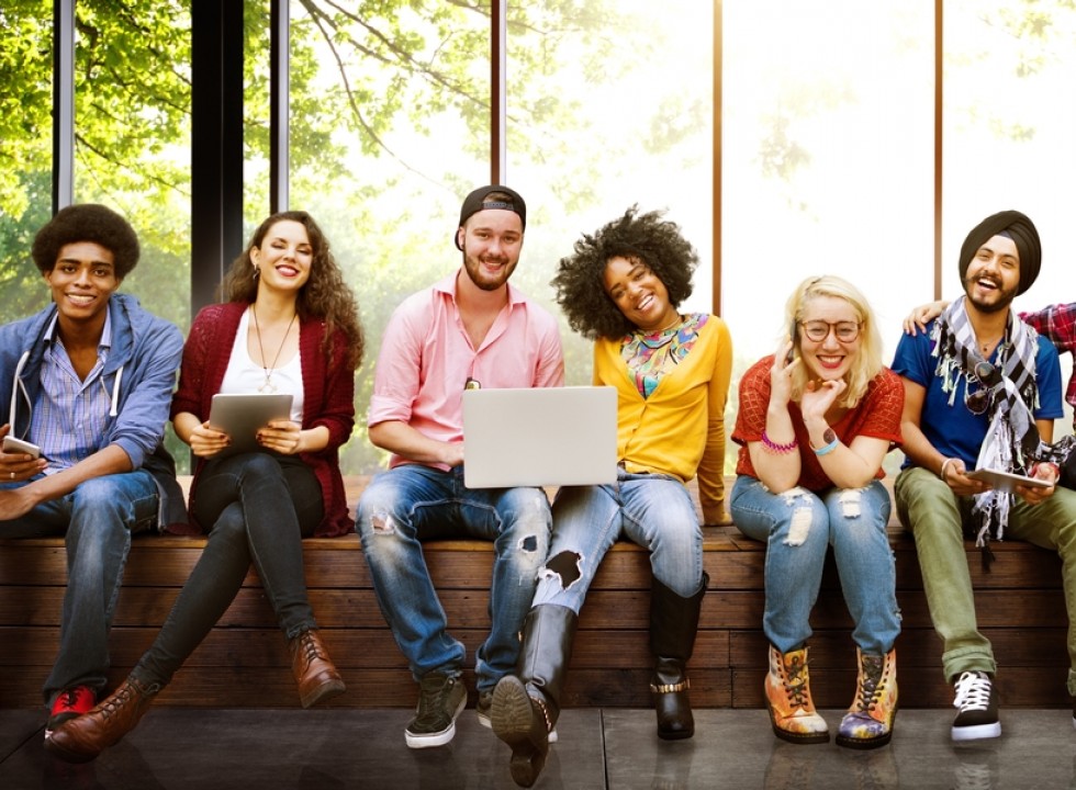 Group of young professionals