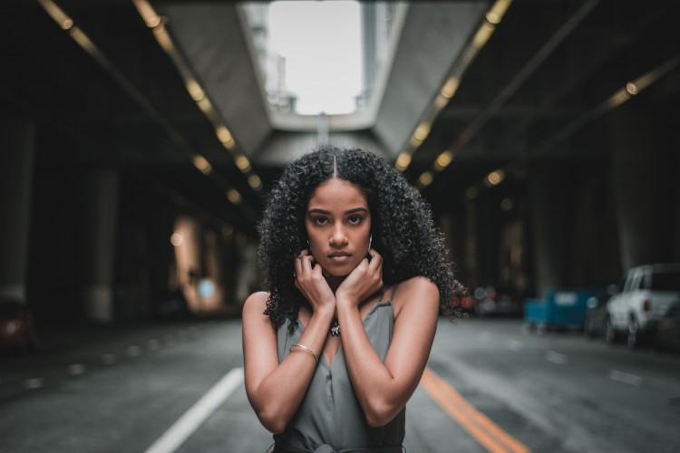 woman on the street