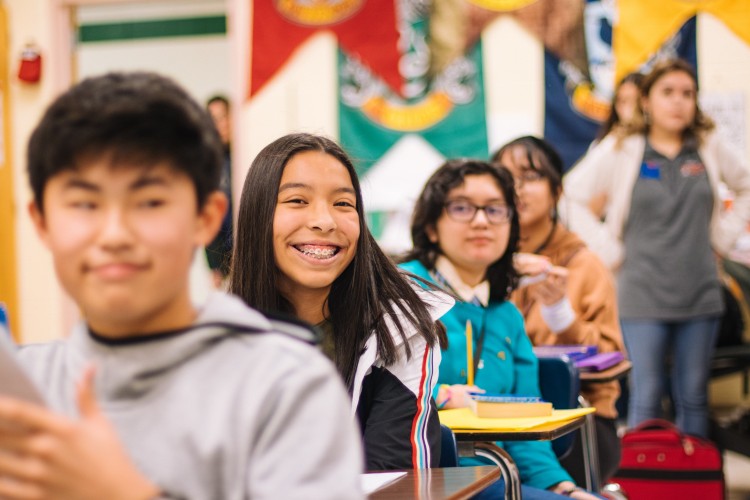 Young Teens in classroom