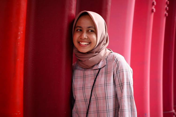 young person in hijab